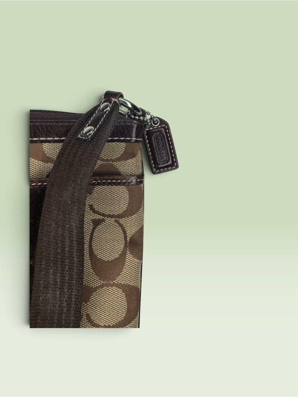 Coach Signature Stripe Swingpack - Picture 6 of 11